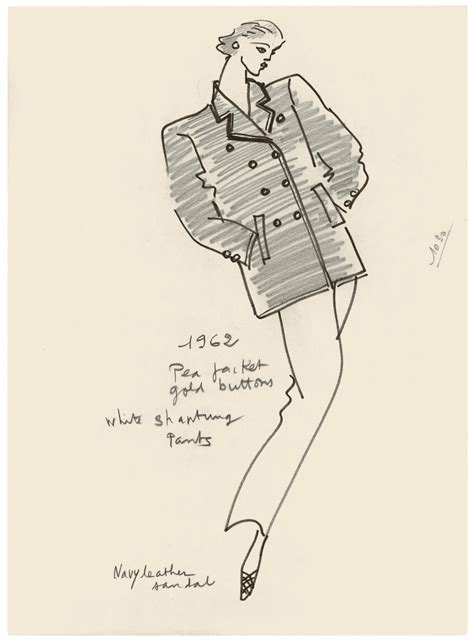 ysl croquis|yves saint laurent drawings.